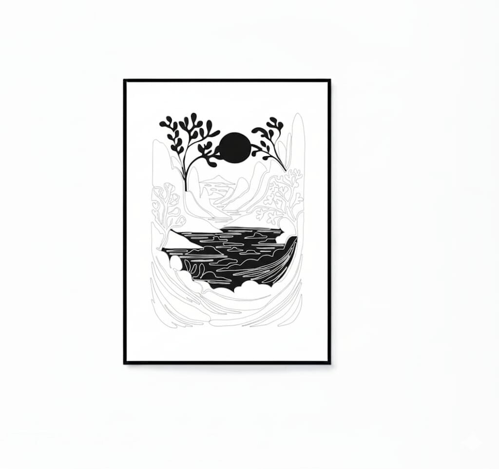 Monochrome Coloring Book - Relaxation Edition